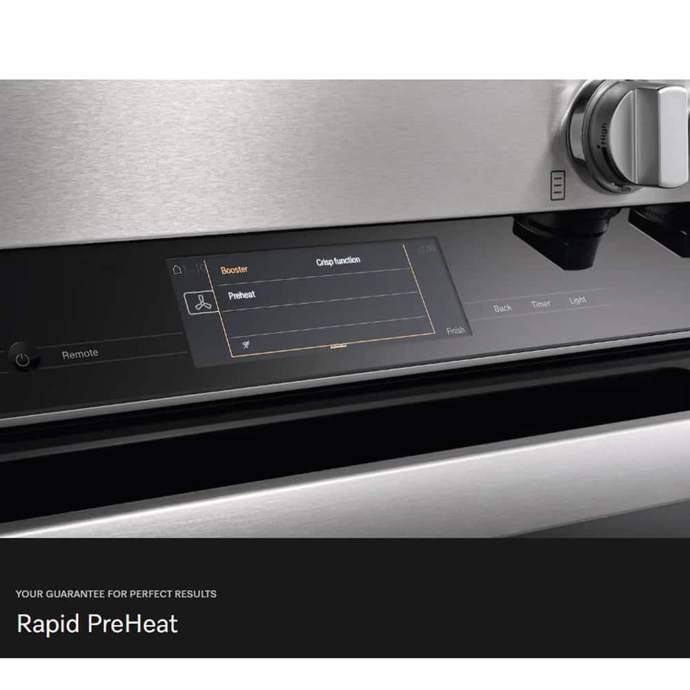 Miele - HR 1432i-3 36" Freestanding Induction Range with TwinPower Convection - Clean Touch Steel