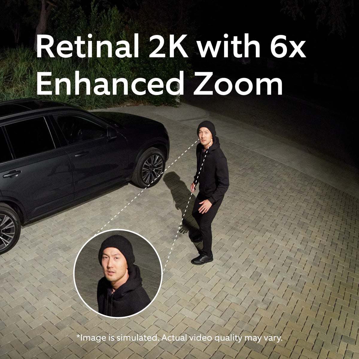 Ring - Floodlight Cam, Wired (newest model) — Wide-Angle Retinal 2K Video, 6x Enhanced Zoom, Ultra-Bright Floodlights - Black