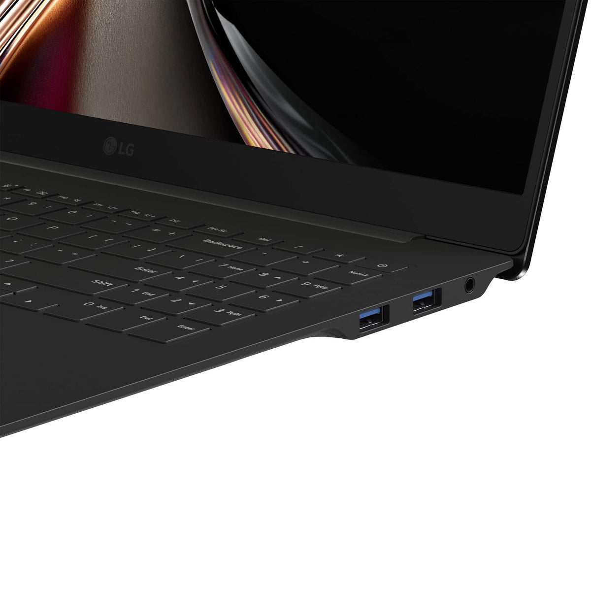 LG - gram Pro 16" 120Hz 3K OLED Laptop Intel Core Ultra X7 Processor 358H with 32GB RAM - 1TB SSD - Copilot + PC - Aerominum Black