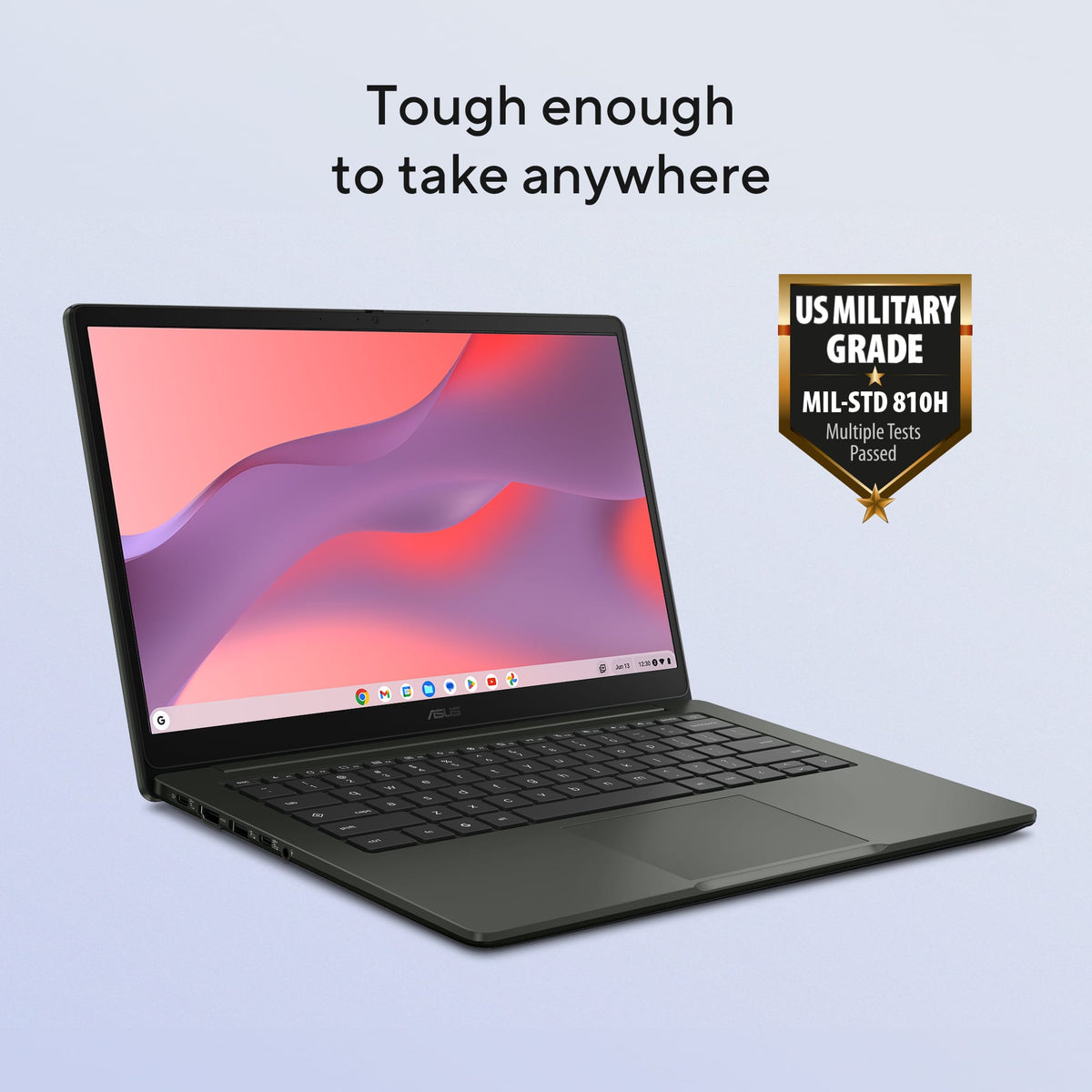 ASUS - CX14 14" FHD Chromebook Plus Laptop with Google AI - Intel Core 3 (2025) - 8GB Memory - 128GB Storage - Hunter Green