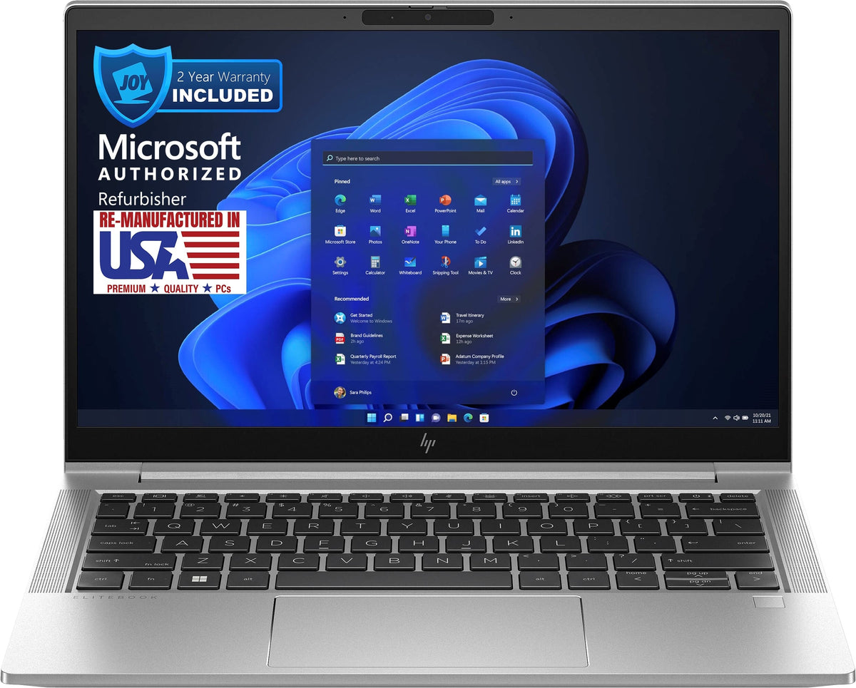 HP - 630 G10 13.3" Refurbished Laptop - Intel 13th Gen i7-1365U with 32GB RAM - Intel UHD Graphics - 2TB SSD - Silver