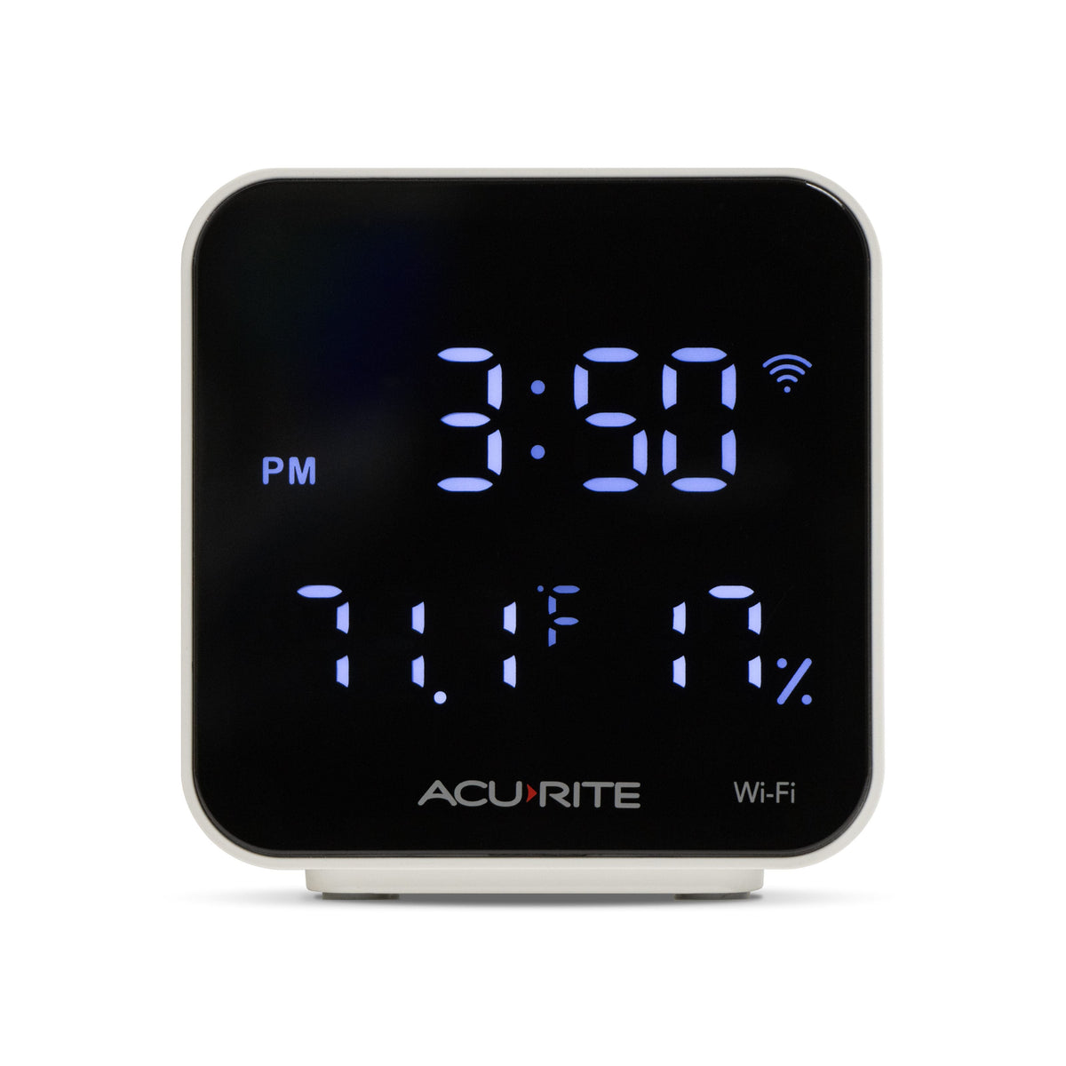 AcuRite - Smart WiFi Indoor Thermometer & Hygrometer with App for Infrared Control & Remote Monitoring - Black