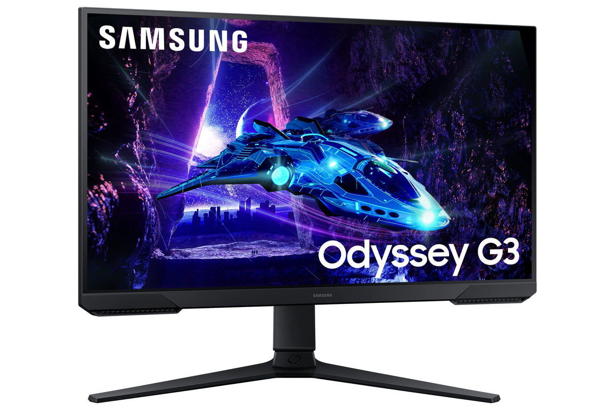 Samsung - Odyssey G30D 24" LED FHD AMD FreeSync Premium 180Hz 1ms Gaming Monitor (DisplayPort, HDMI) - Black