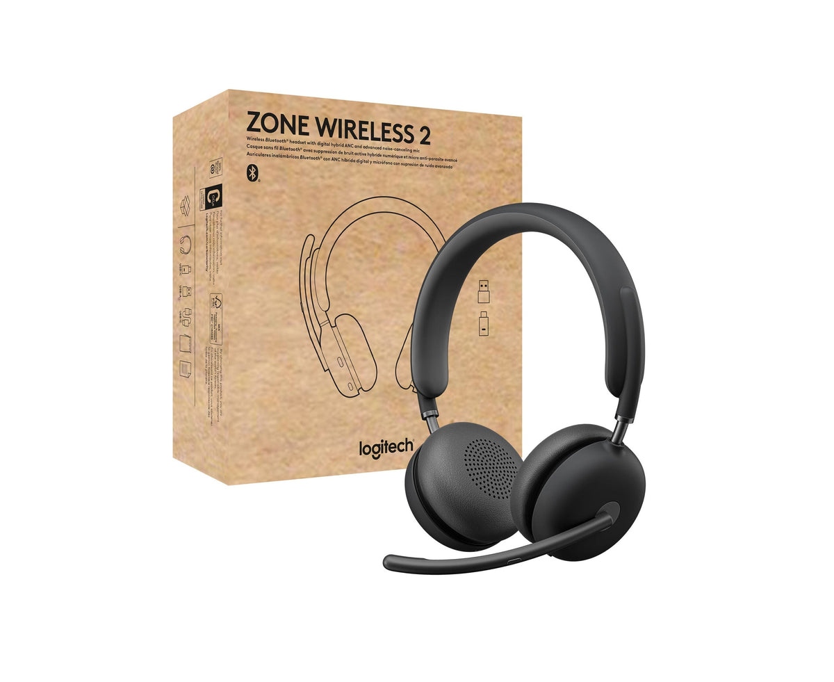 Logitech - Zone Wireless 2 Headset UC Version - Graphite