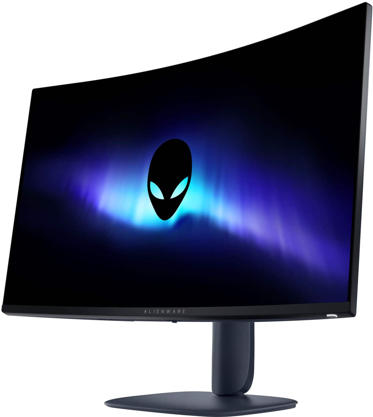 Alienware - AW3225DM 32" VA LED Curved QHD 180Hz 1ms FreeSync Gaming Monitor with HDR (HDMI, DisplayPort, USB) - Interstellar Indigo