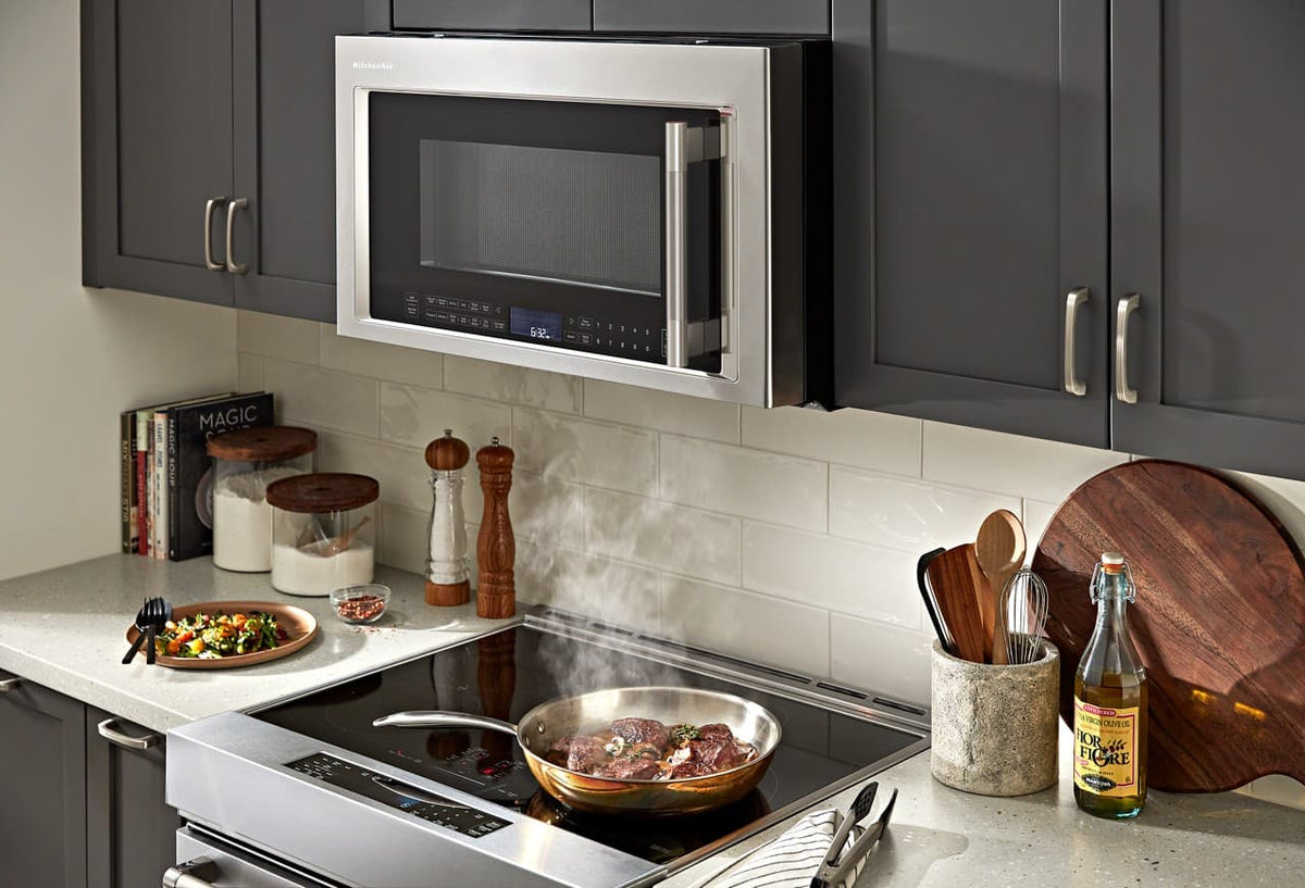 KitchenAid - Over-the-Range Convection Microwave with Air Fry Mode - Stainless Steel