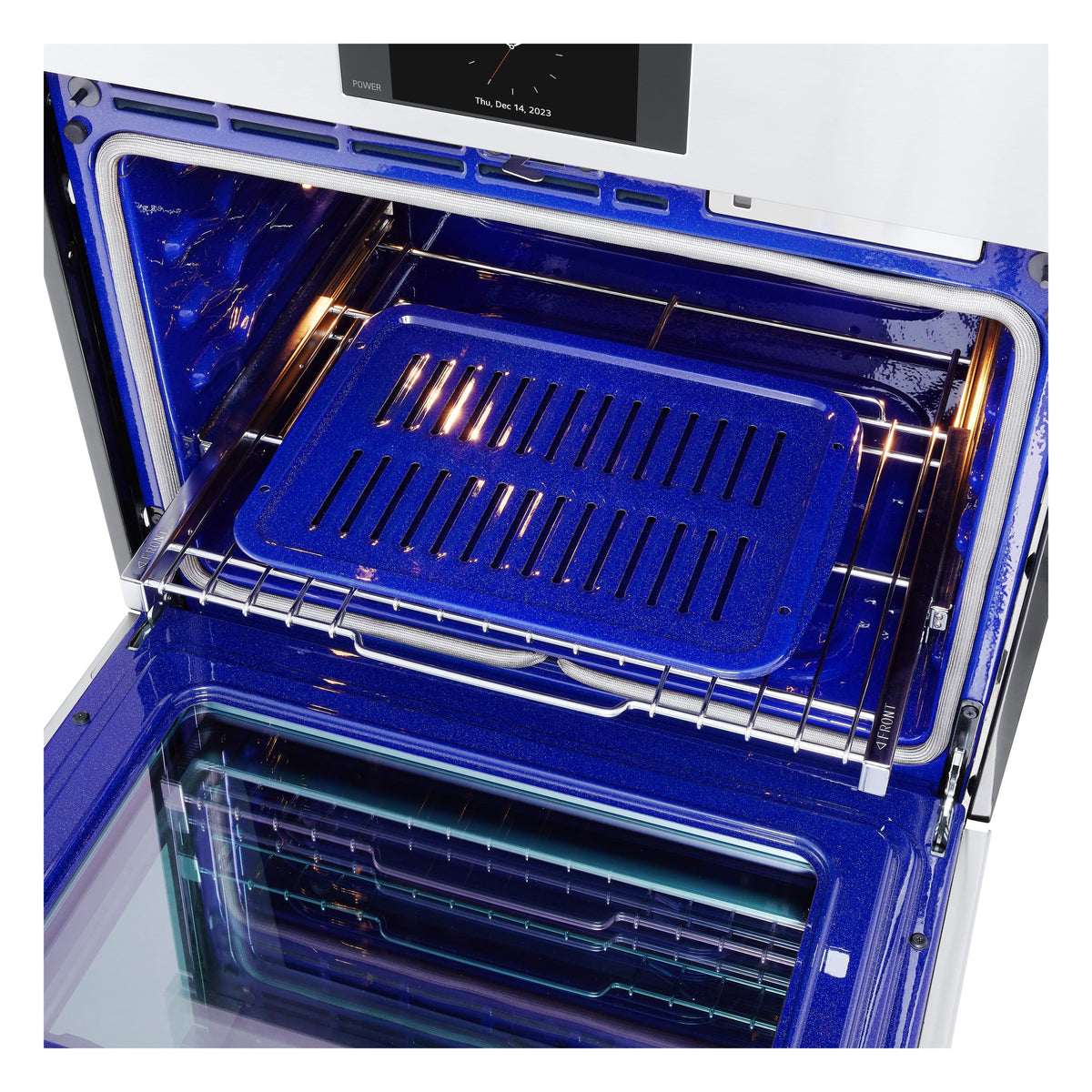 SKS - 30 in Built In Double Wall Oven with Steam - Satin Stainless Steel