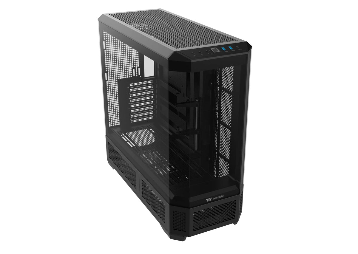Thermaltake - View 600 TG Full Tower ATX PC Case - Black