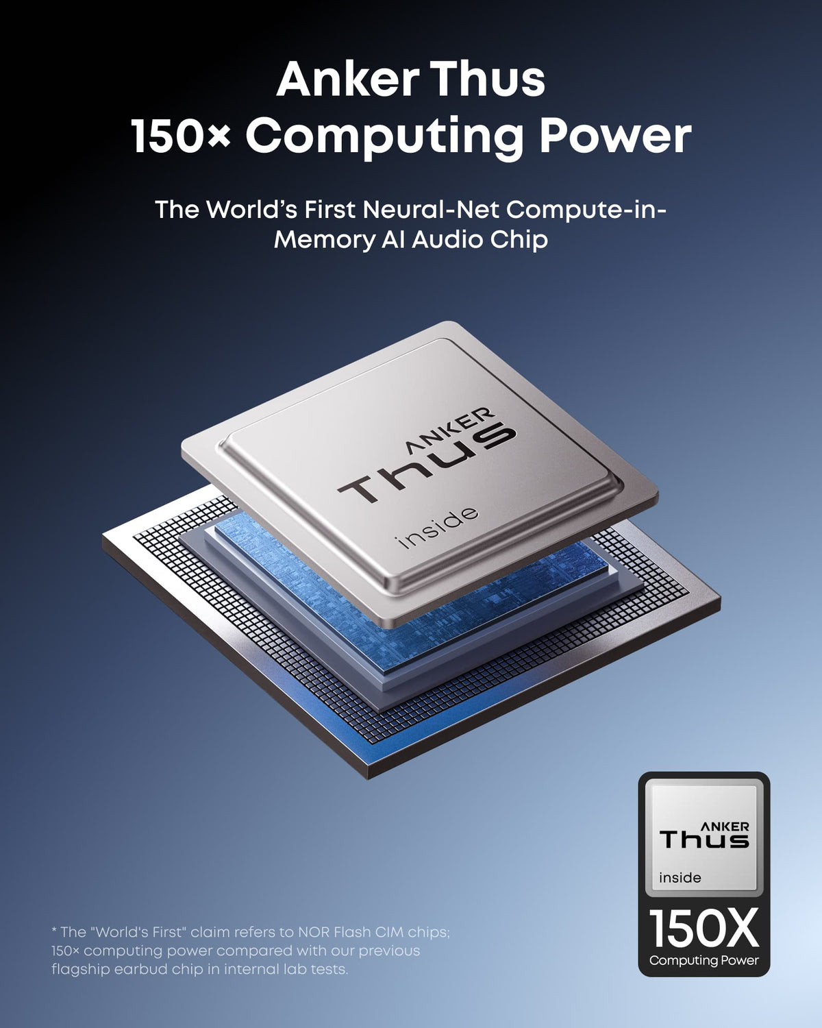 Anker - Soundcore AeroClip 2 Wireless Open-Ear Clip-On Bluetooth Earbuds - with Guinness Records-Certified Call Quality - Black