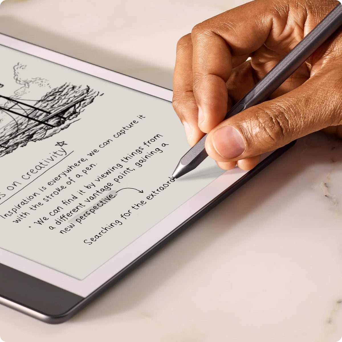Amazon - Kindle Scribe Premium Pen (Compatible with 2022 and 2024 release Scribe) - Jade