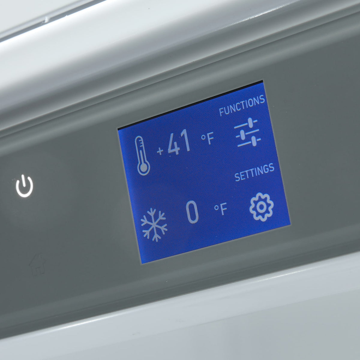Viking - 24"W 12.1 cu. ft VEIL Integrated Upright Built-in Column Freezer-Custom Panel _RH - Custom Panel Ready