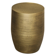 Johnsen - Morse Pattern Accent Table - Antique Brass