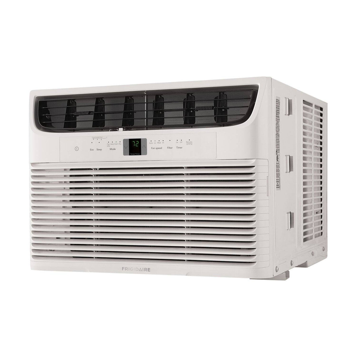 Frigidaire - 115V 12,000 BTU 550 Sq. Ft. Smart Window Air Conditioner with Remote - White