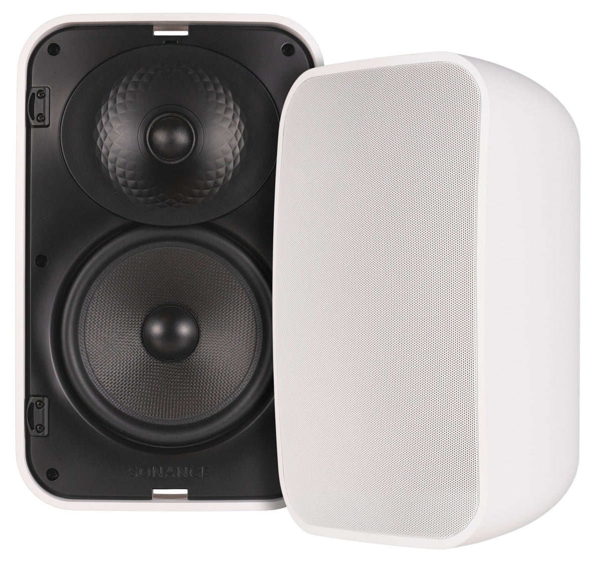 Sonance - MX62 - Mariner MX Series 6-1/2" 2-Way Outdoor Surface Mount Speakers (Pair) - Paintable White