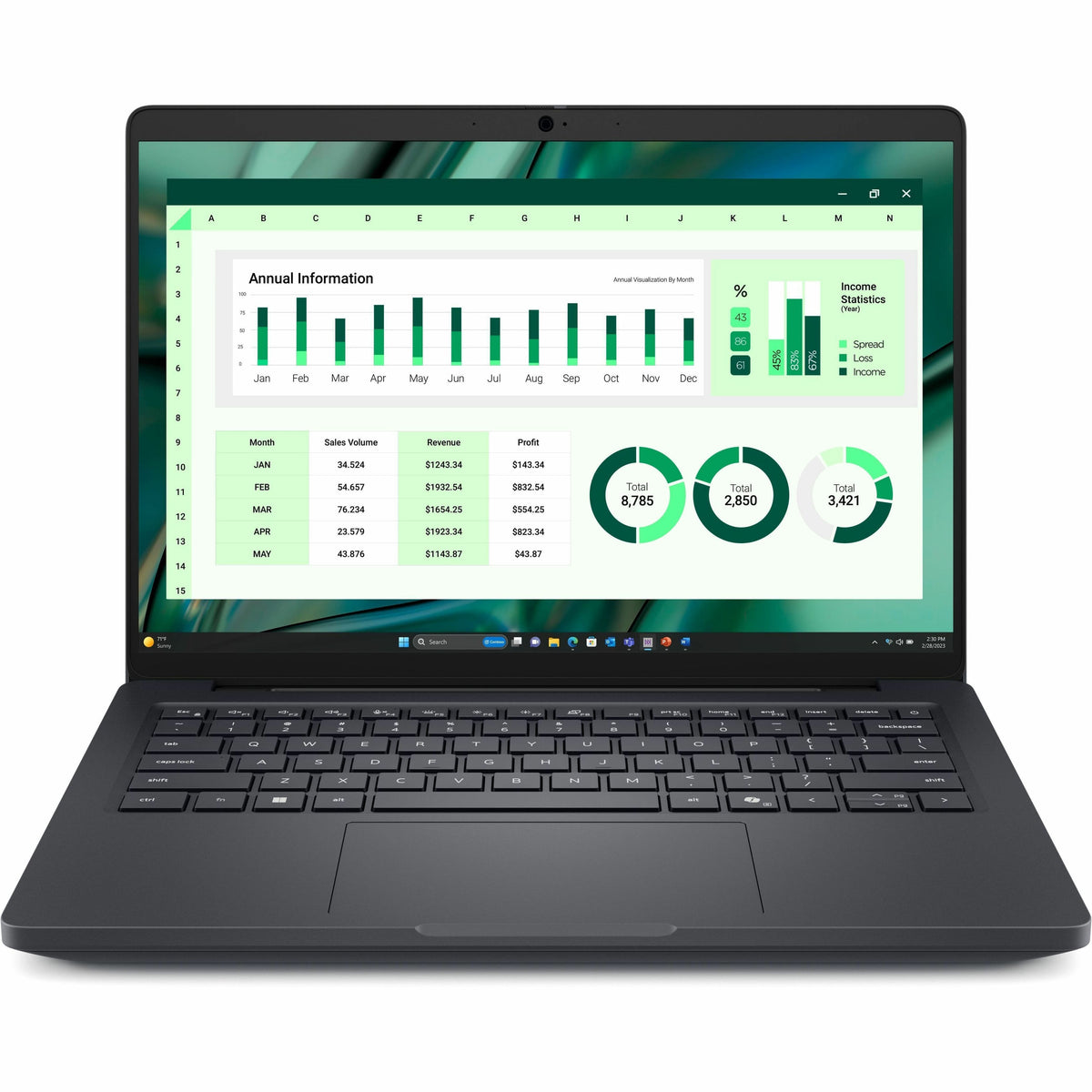 Dell - Pro Max 14" LCD 1920 x 1200 (Full HD Plus) Laptop - Intel Core Ultra 5 with 16GB Memory - 512 GB SSD - Black