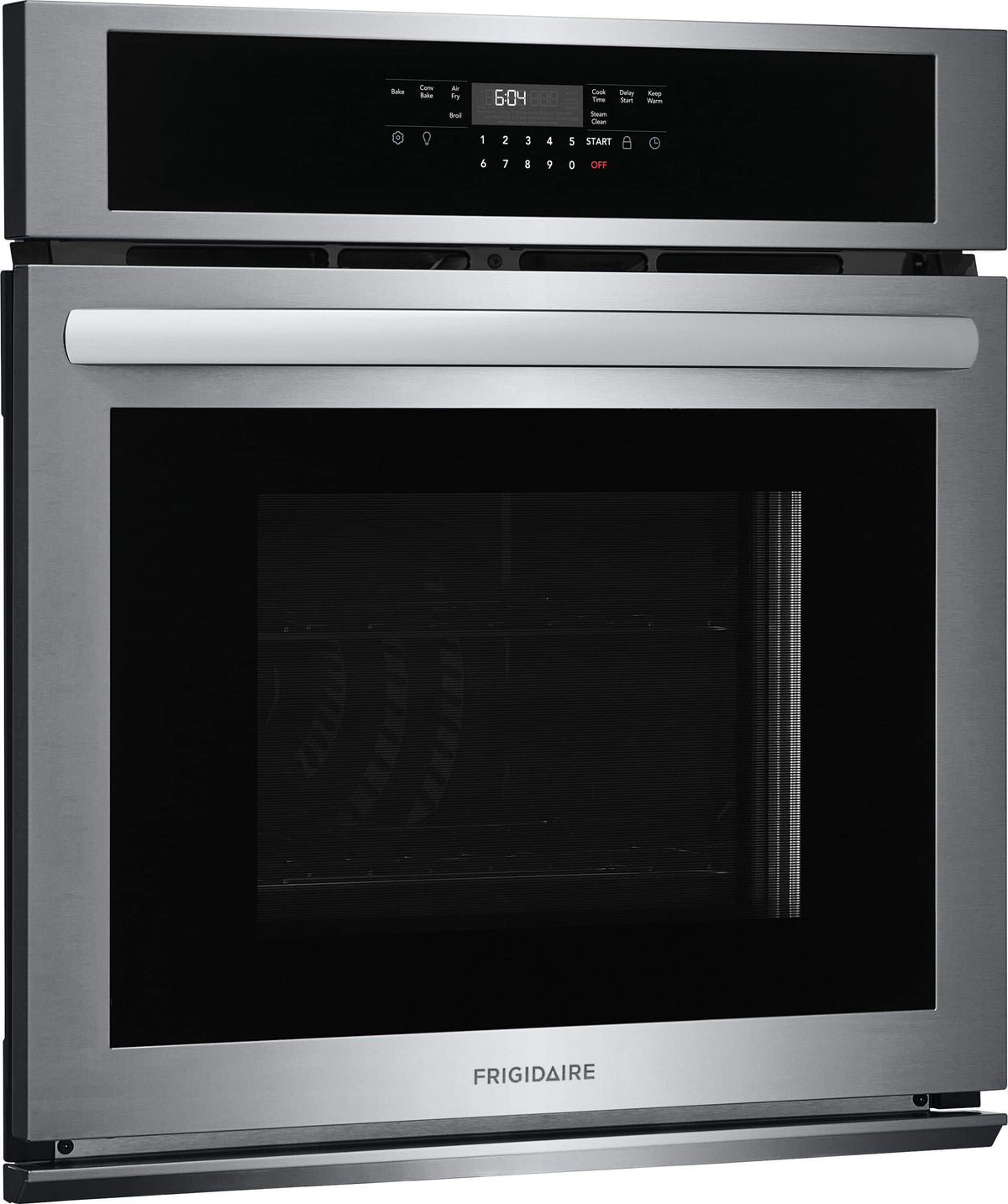 Frigidaire - 27" Single Wall Oven with Air Fry - Stainless Steel