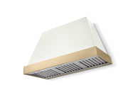 AGA - 48 inches - Externally Vented - Wall Range Hood - White