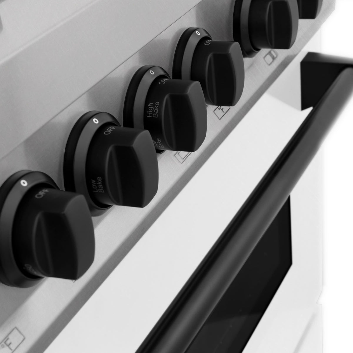 ZLINE - 60 in. Wide 8 Burner Autograph Legacy Dual Fuel Range in Satin Steel w/ White & Black Accents (RASZ-WM-60-MB) - Stainless Steel