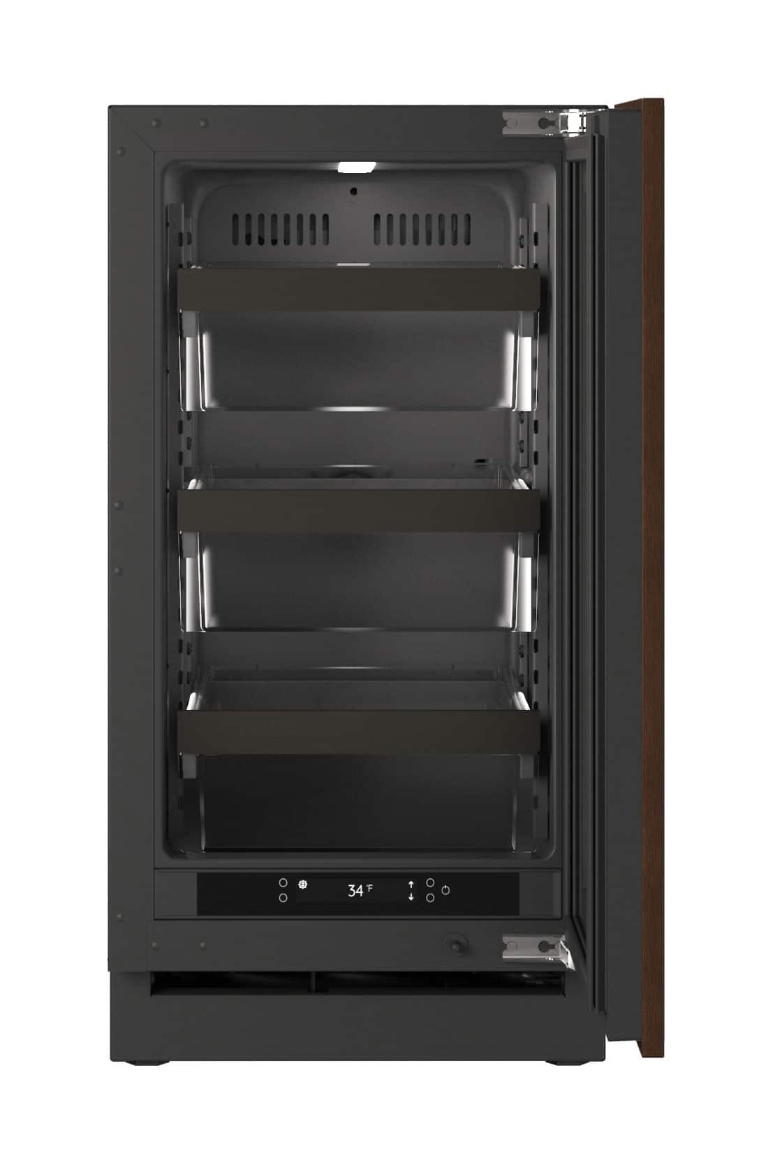 U-Line - 18"W. Built-In Compact Refrigerator - Panel Ready Frame/Glass - Integrated Frame