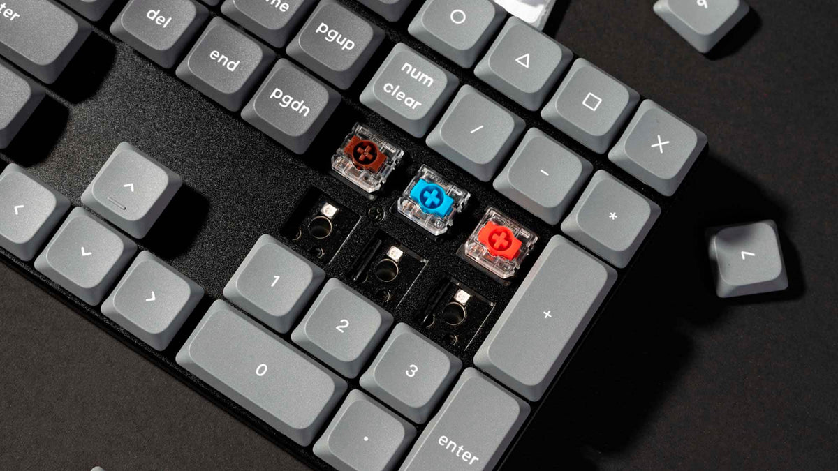 Keychron - K5 Max 100% Custom Wireless RGB Mechanical Keyboard with Programmable QMK/VIA Hot-Swappable Red Switch - Black