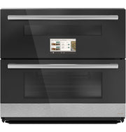 Café - 30" Duo Smart Built-In Double Electric Wall Oven with Air Fry - Platinum Glass