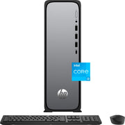 HP - OmniDesk Slim Desktop - Intel Core i3-13100 2023 - 8GB DDR5 Memory - 256GB SSD - Meteor Silver