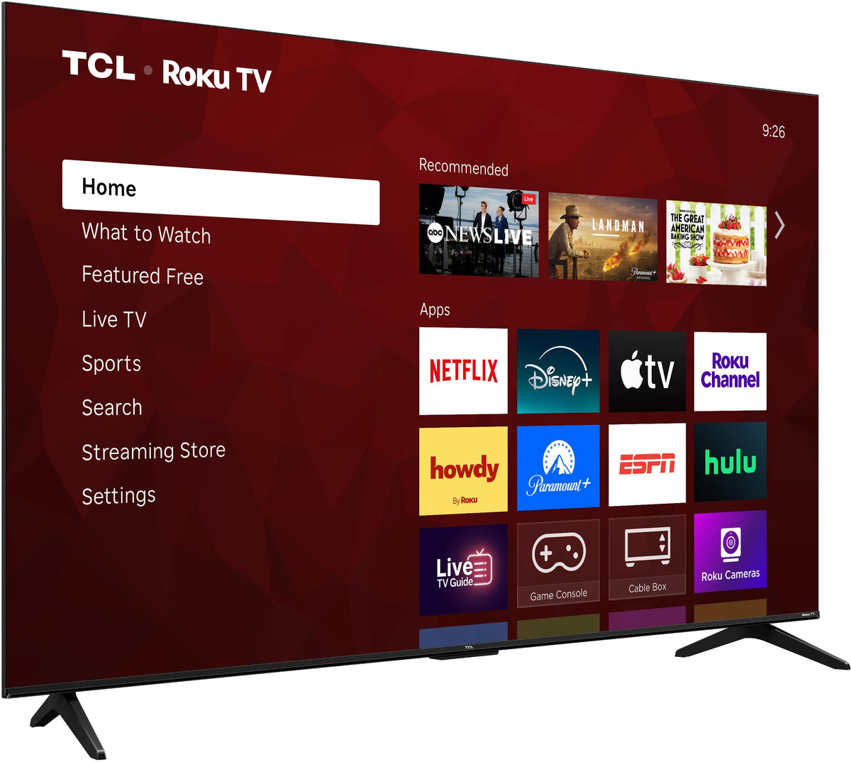 TCL - 85" Class S55LR Series 4K UHD HDR LED Smart TV with Roku TV (2026)