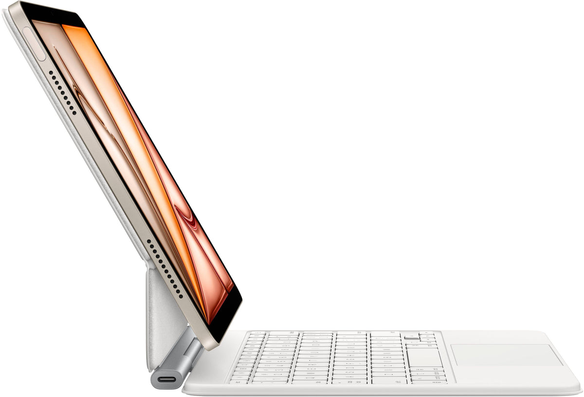 Apple - Geek Squad Certified Refurbished Magic Keyboard for iPad Air 11-inch (M3) - White