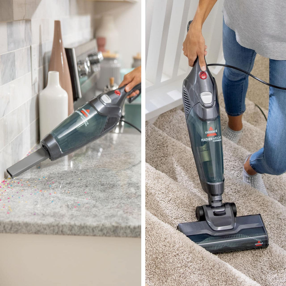 BISSELL - Featherweight PowerBrush Vacuum - Gray