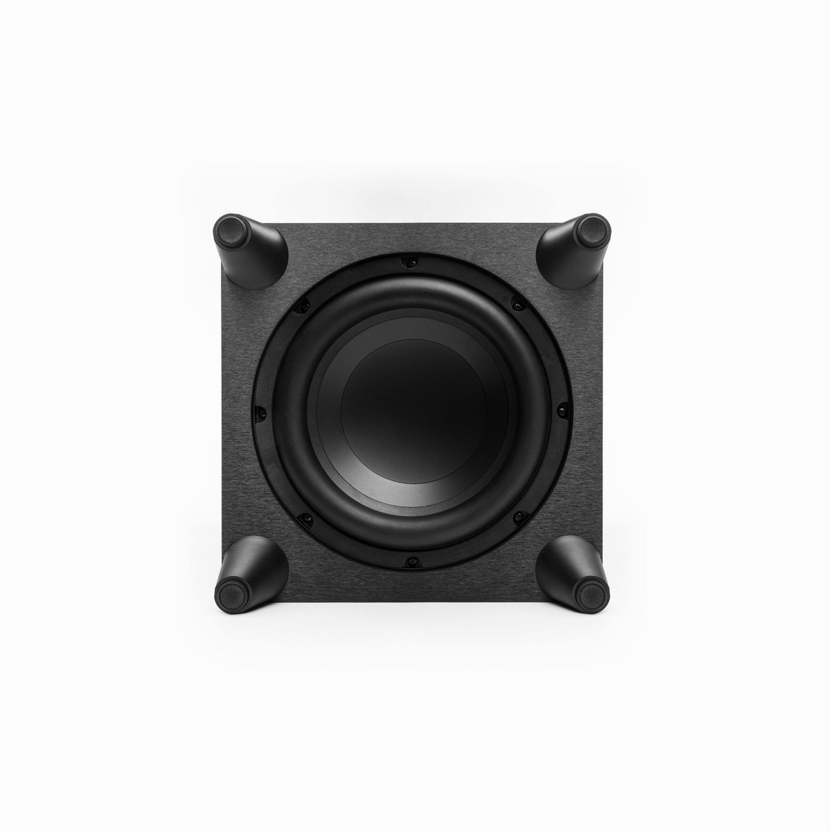 MartinLogan - Dynamo Foundation 10, 10” Sealed, Powered Subwoofer, with Magnitude MT-400 Amplifier, DSP-Optimized, and Wireless Ready - Brushed Black