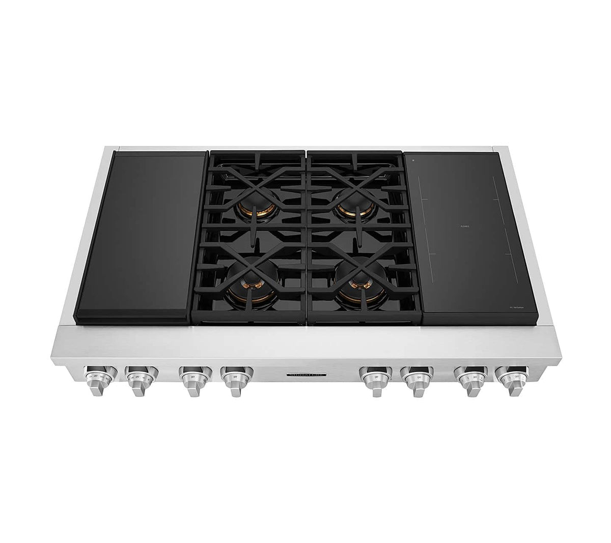 SKS - 48" Dual Fuel Rangetop with Sous-Vide and Induction - Stainless Steel