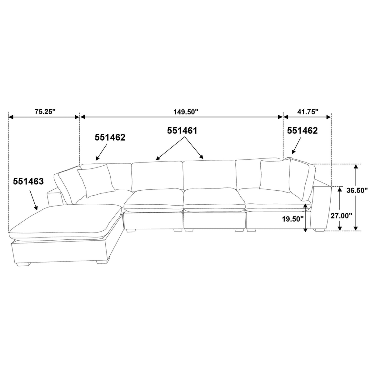 Ridgemont - Sectional Sofa