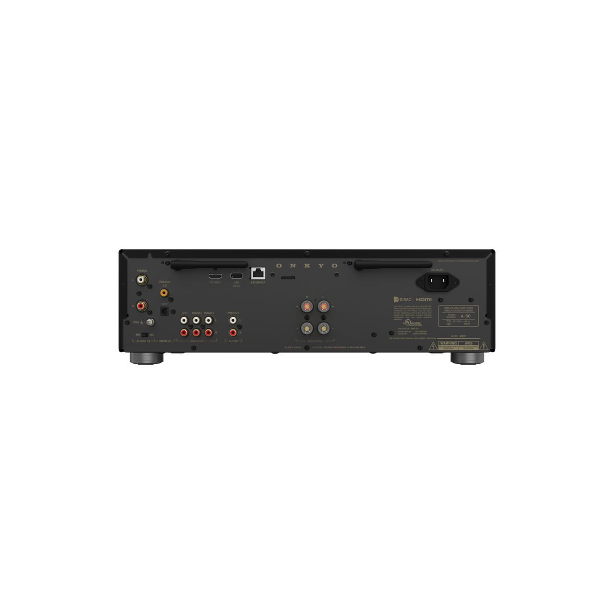 Onkyo - A-50 Network Integrated Amplifier - Black