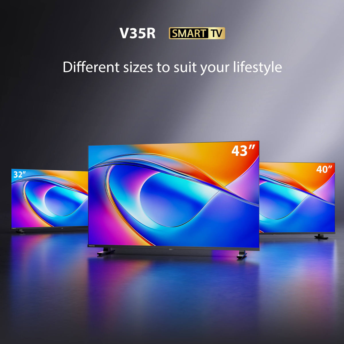 Toshiba - 32" Class V35 Series LED HD 720p Smart Fire TV (2025)