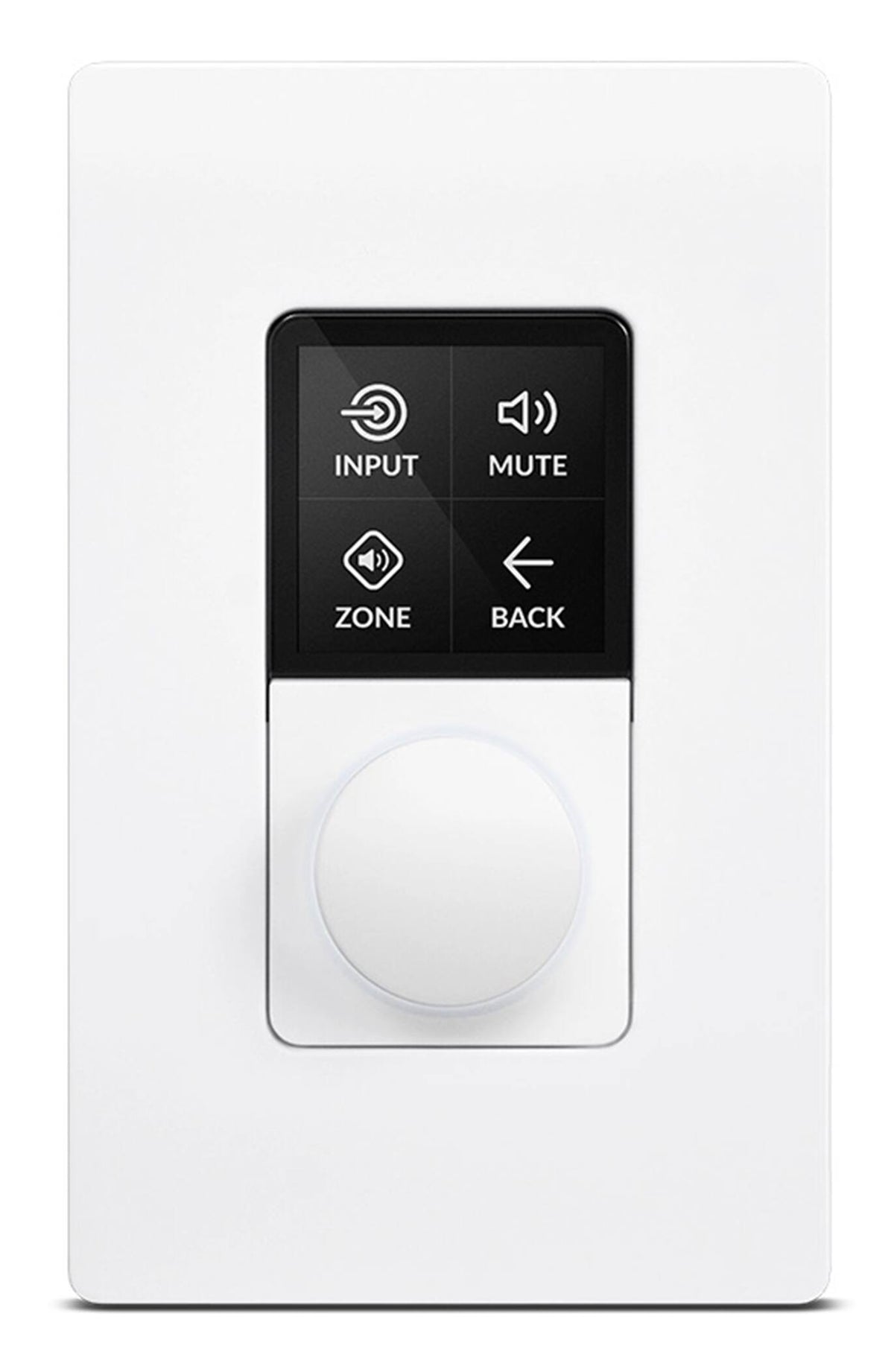 Sonance - Blaze Wall-M US - Multi-Zone PoE-Powered Wall-Controller (Each) - White