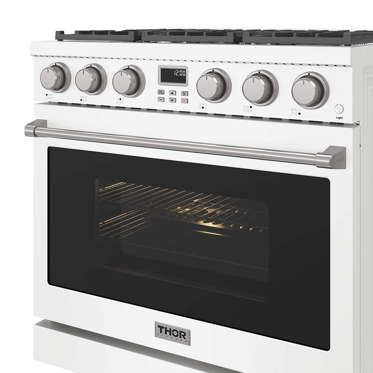 Thor Kitchen - 6.0 Cu. Ft. Freestanding Gas Convection Range - Matte White