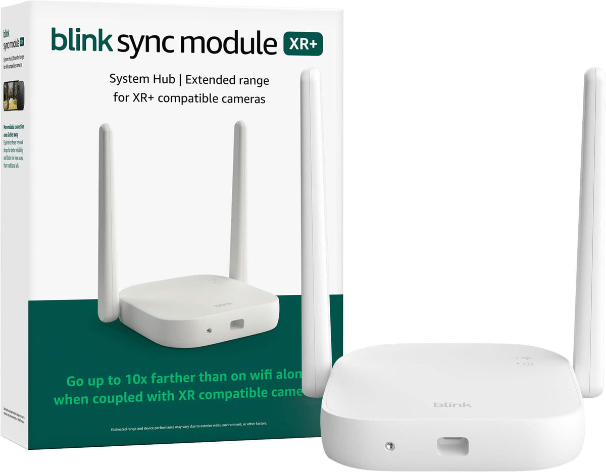 Blink - Sync Module XR+ (newest model)-Plug In System Hub for devices, extended range, 10x coverage - White