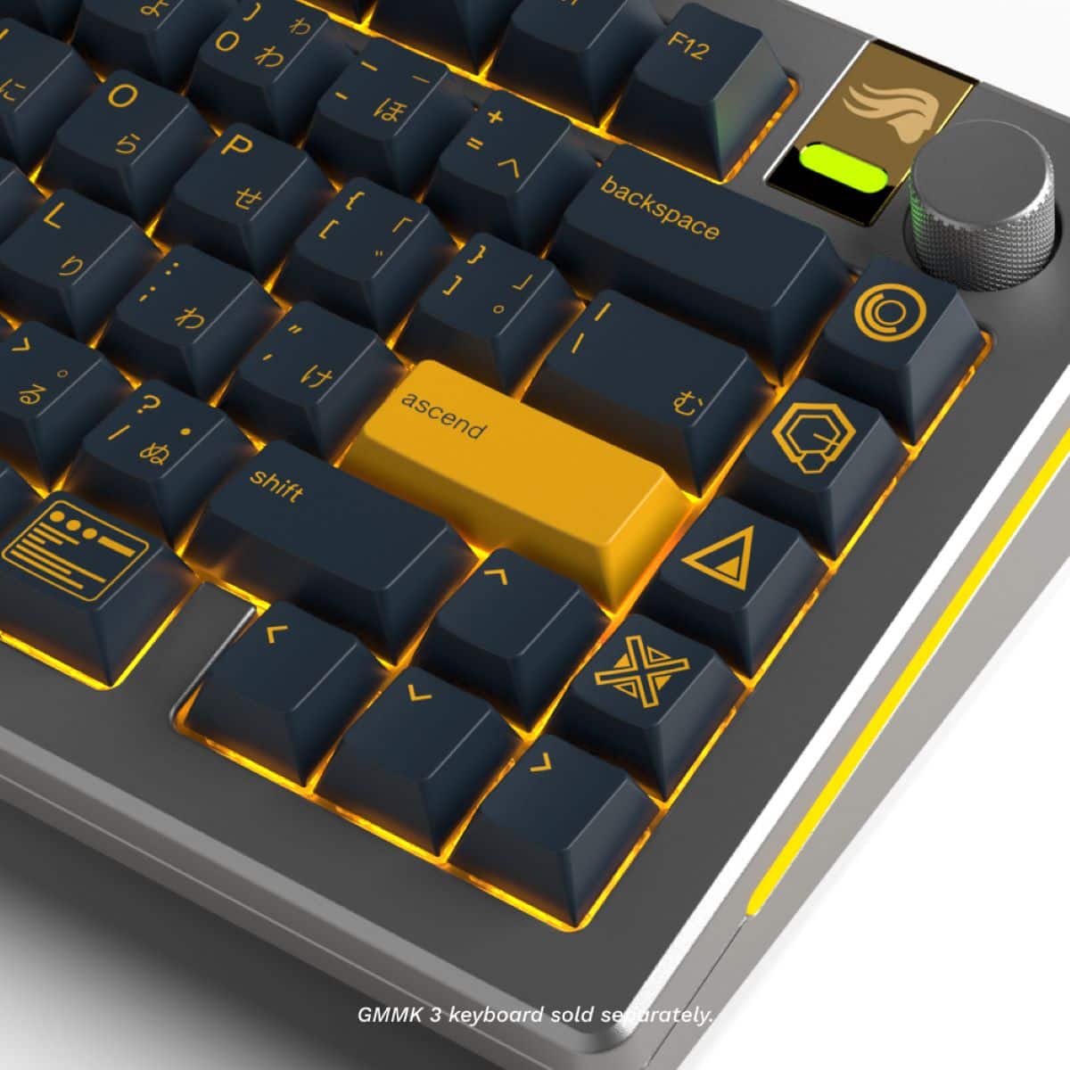 Glorious - GPBT Mecha Keycaps - Charged Blue