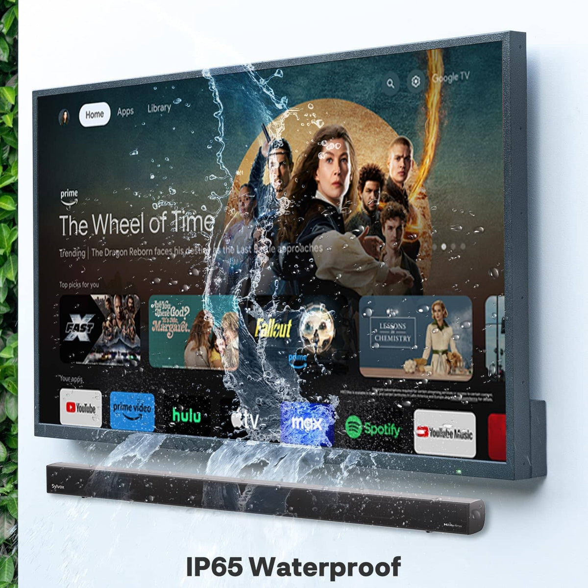 Sylvox - Elf S3 Bluetooth 5.3 Waterproof Outdoor Soundbar - Black