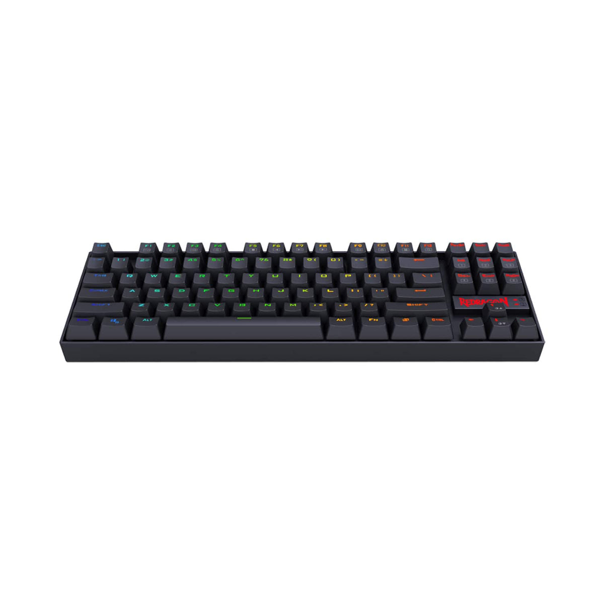 REDRAGON - Kumara K552 RGB Wired TKL Gaming Mechanical Blue Switch Keyboard with RGB Backlighting - Black