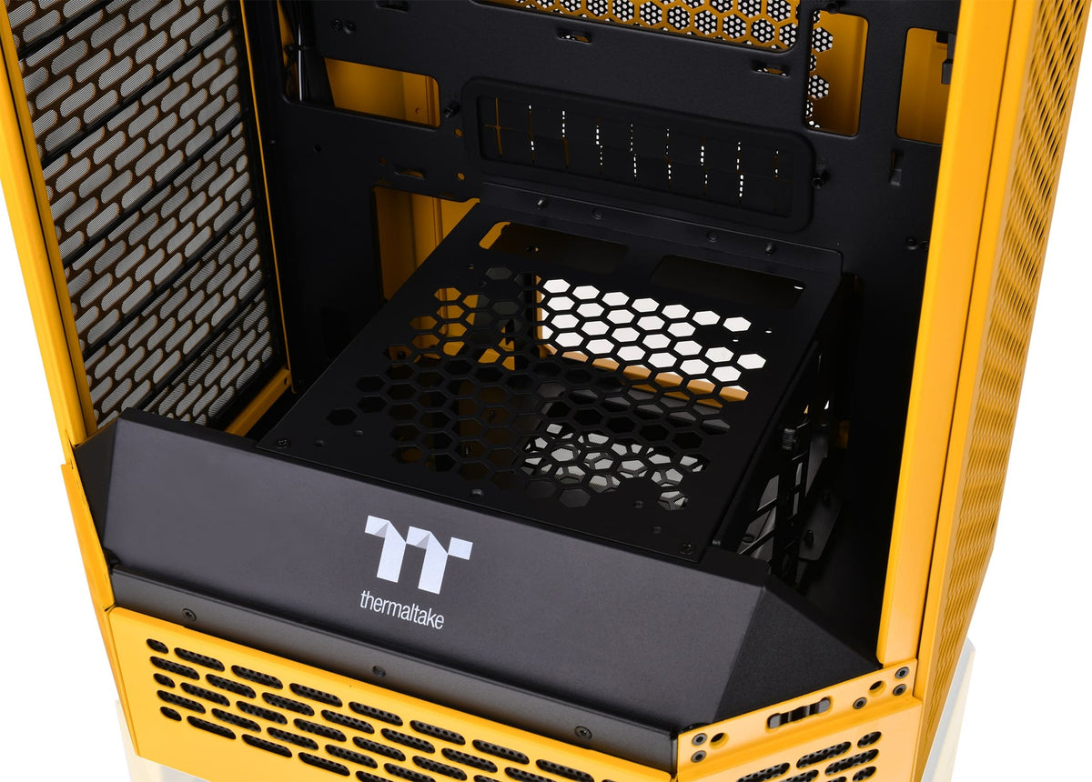 Thermaltake - The Tower 300 Micro ATX PC Case - Bumblebee Yellow