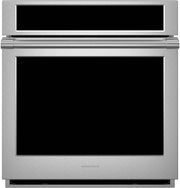 Monogram - Statement 27" Smart BuiltIn Single Electric Convection Wall Oven with Scan to Cook Technology and Digital Recipe Box - Stainless Steel