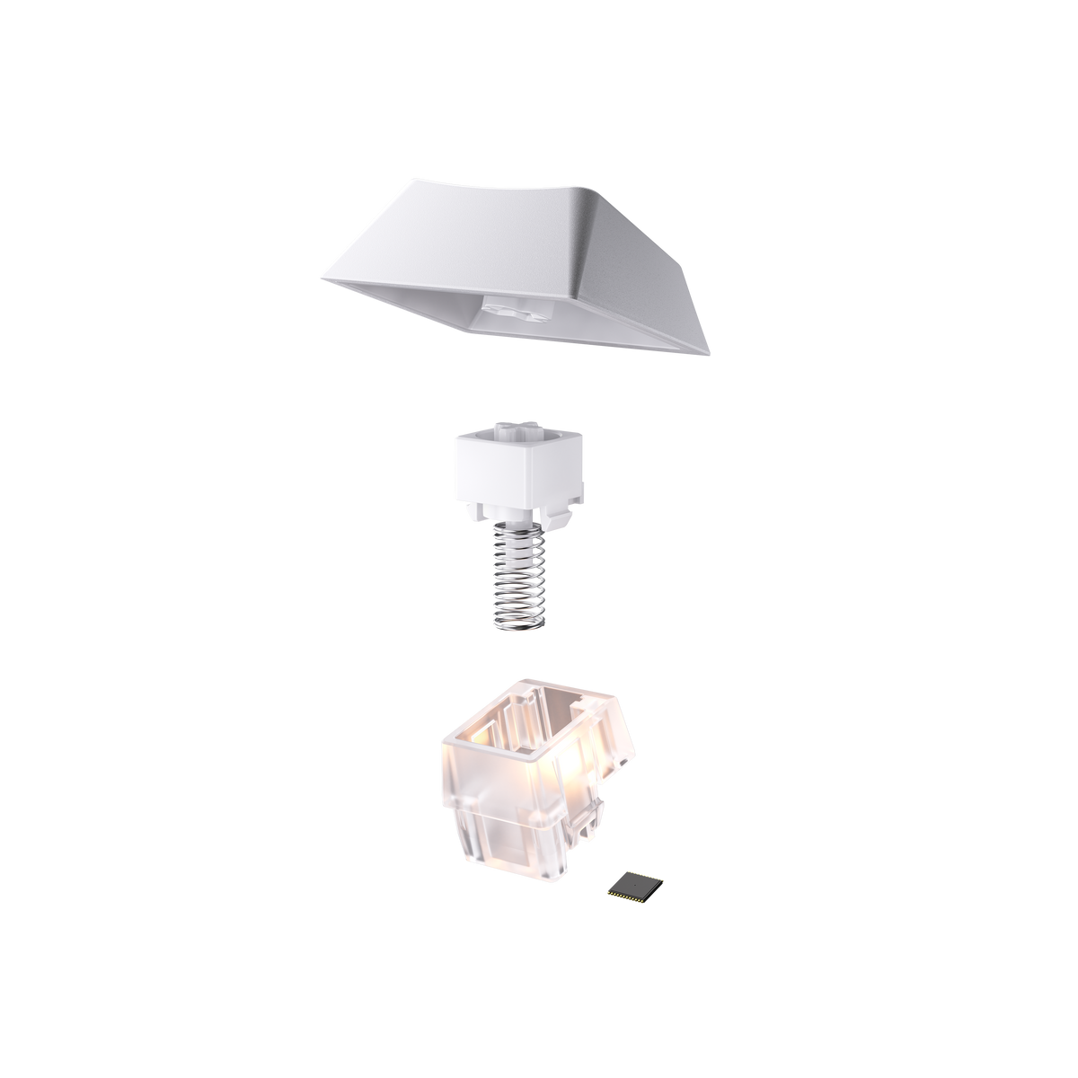CORSAIR - CLIPPER PRO MINI 60 Hall Effect Gaming Keyboard - White
