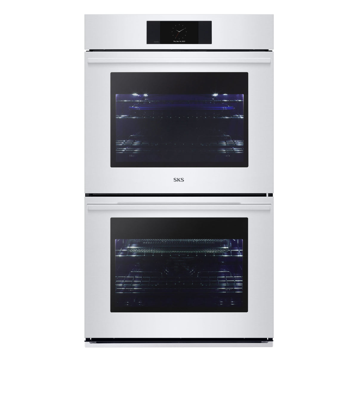 SKS - 30 in Built In Double Wall Oven with Steam - Satin Stainless Steel