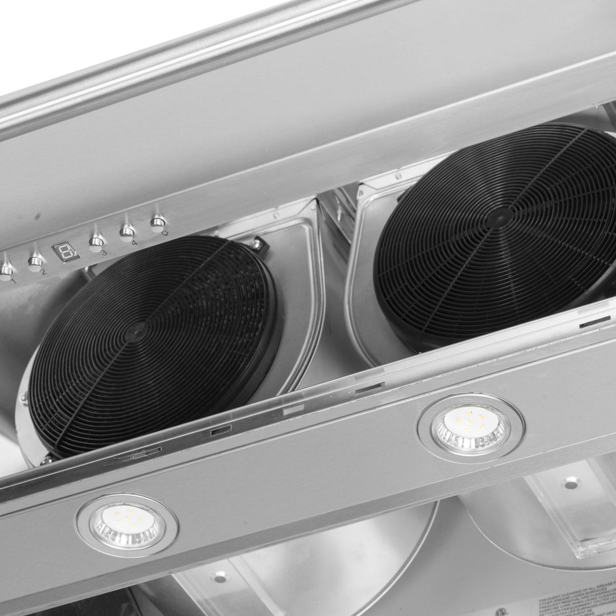 Forno Appliances - 48 inches - Externally Vented & Recirculating - Wall Range Hood - Silver
