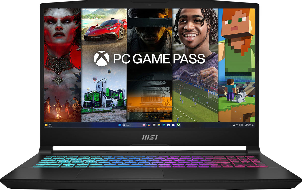 MSI - Katana 15 15.6" 144Hz FHD Gaming Laptop-Ryzen 9-8945HS with 16GB Memory-RTX 4070-1TB SSD - Black