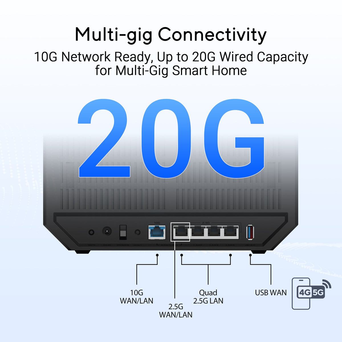ASUS - RT-BE92U BE9700 Tri-Band Wi-Fi 7 Router - Black