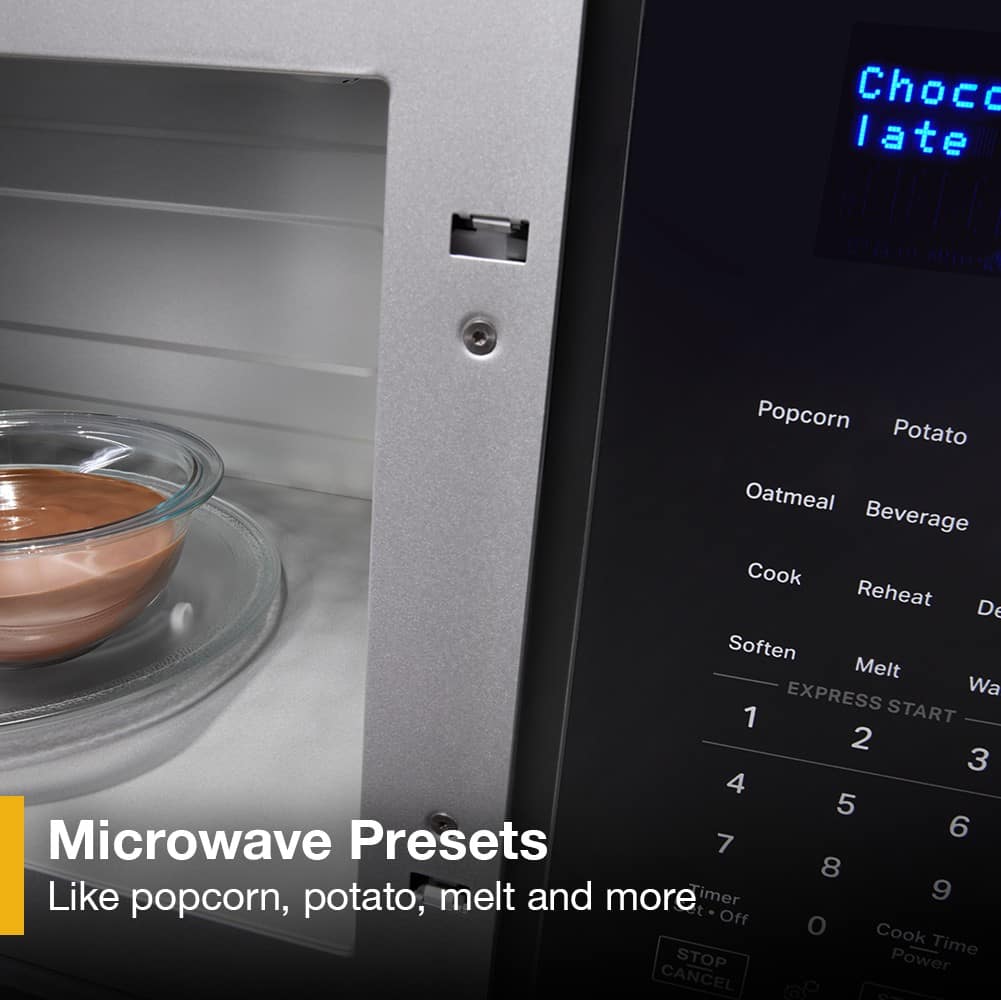 Whirlpool - 1.9 Cu. Ft. Over-the-Range Microwave with Sensor Cooking - Black Stainless Steel