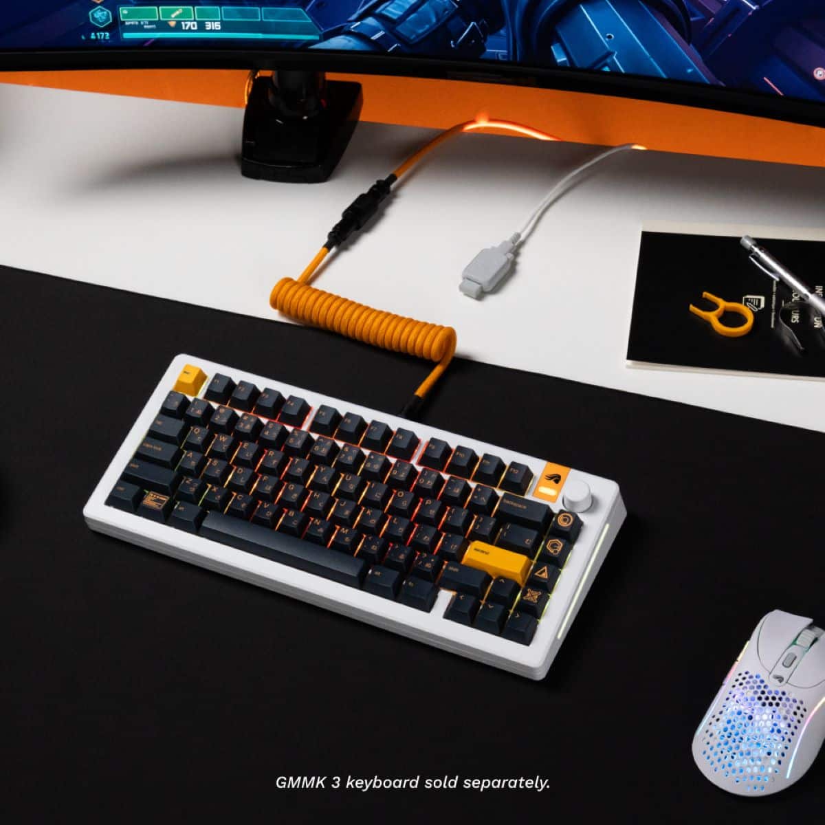 Glorious - GPBT Mecha Keycaps - Charged Blue