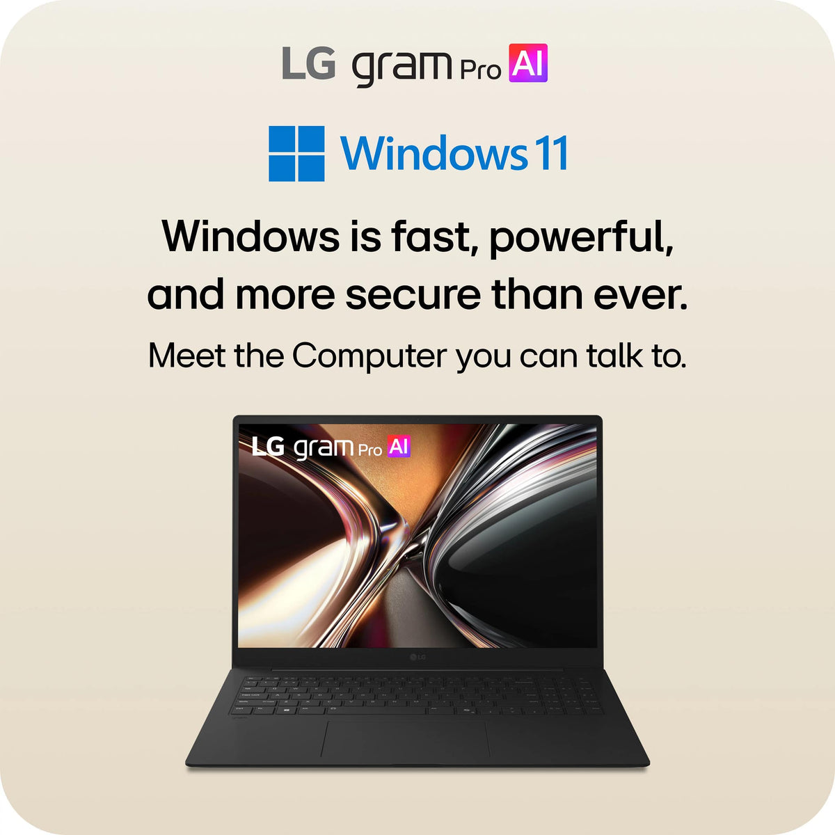 LG - gram Pro 16" 120Hz 3K OLED Laptop Intel Core Ultra X7 Processor 358H with 32GB RAM - 1TB SSD - Copilot + PC - Aerominum Black